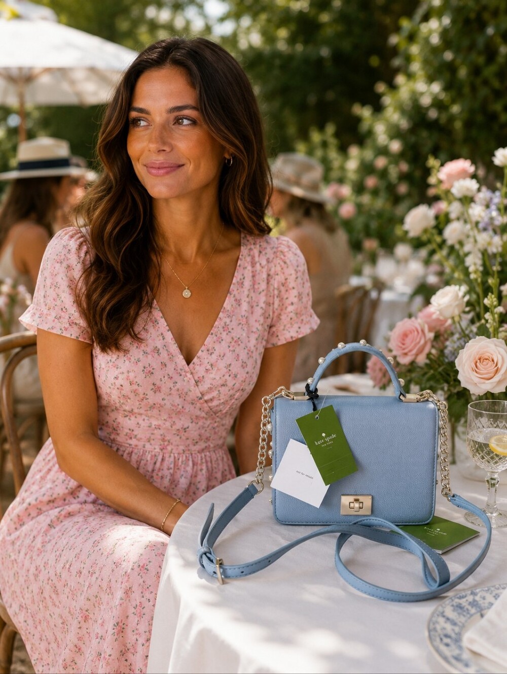 Kate Spade Pearl Maisie Serrano Place Crossbody Satchel